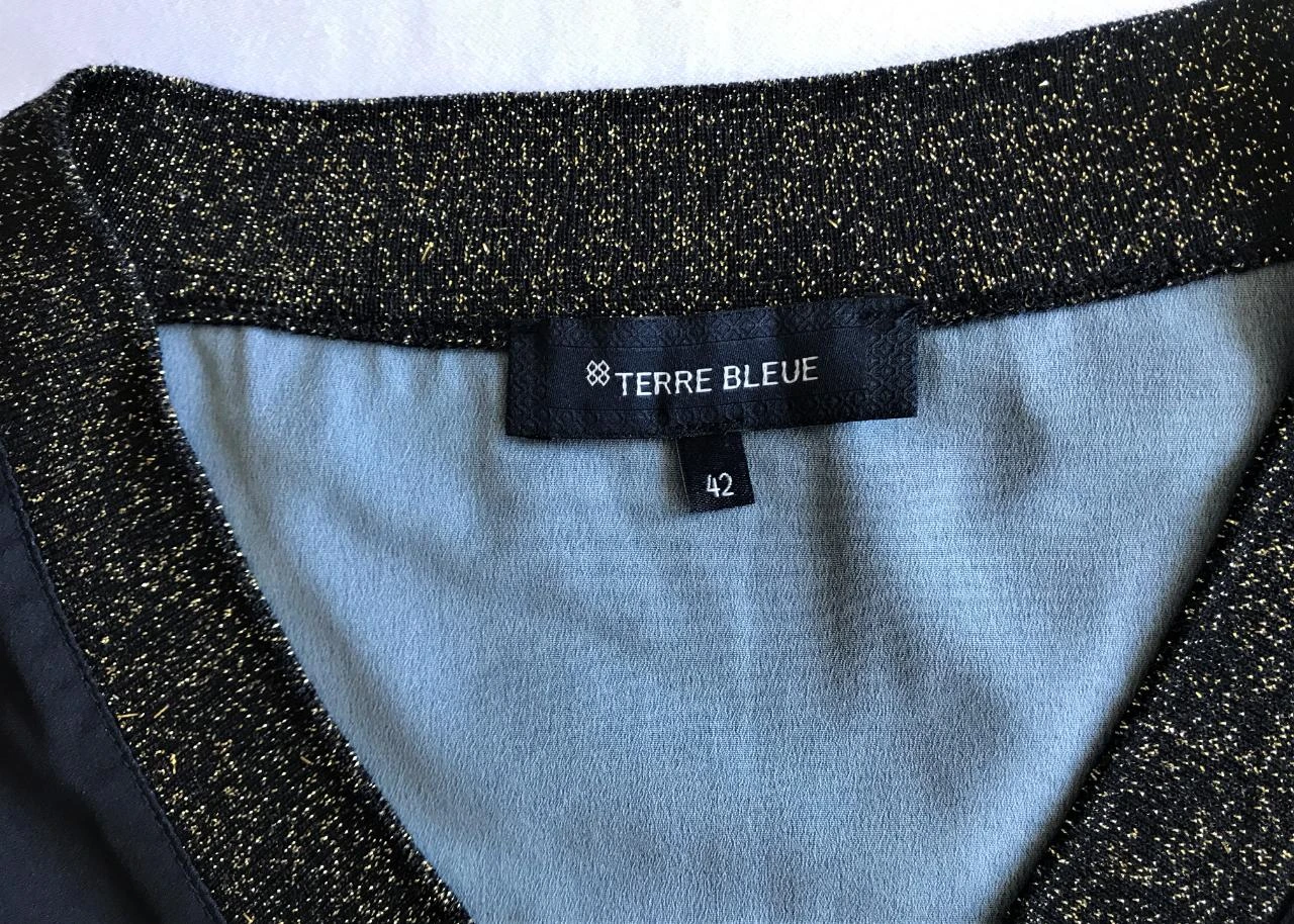 Terre Bleue M42 dark blue with fuchsia and glitter blouse. – photo 7